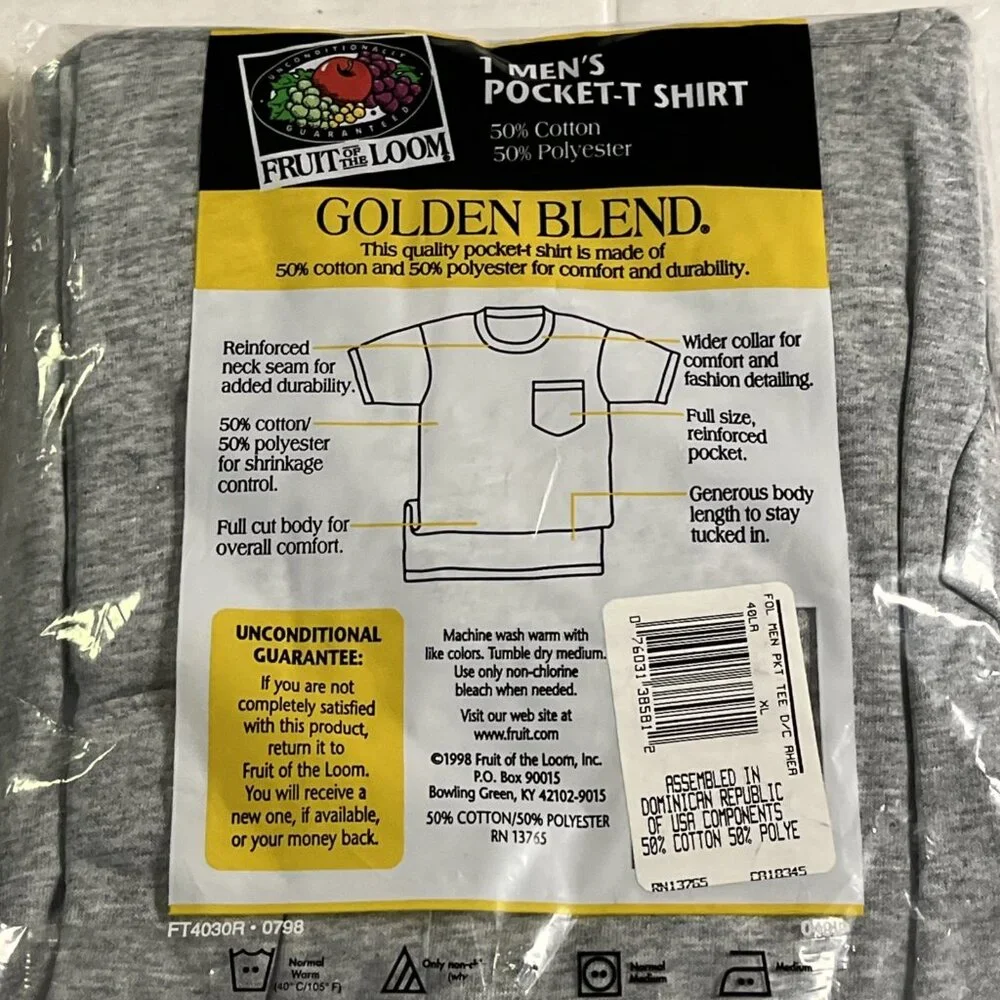 Fruit of the Loom vintage fruit